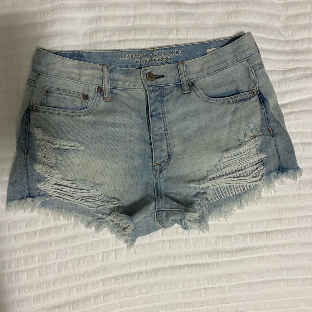 AEO vintage hi-rise festival jean short